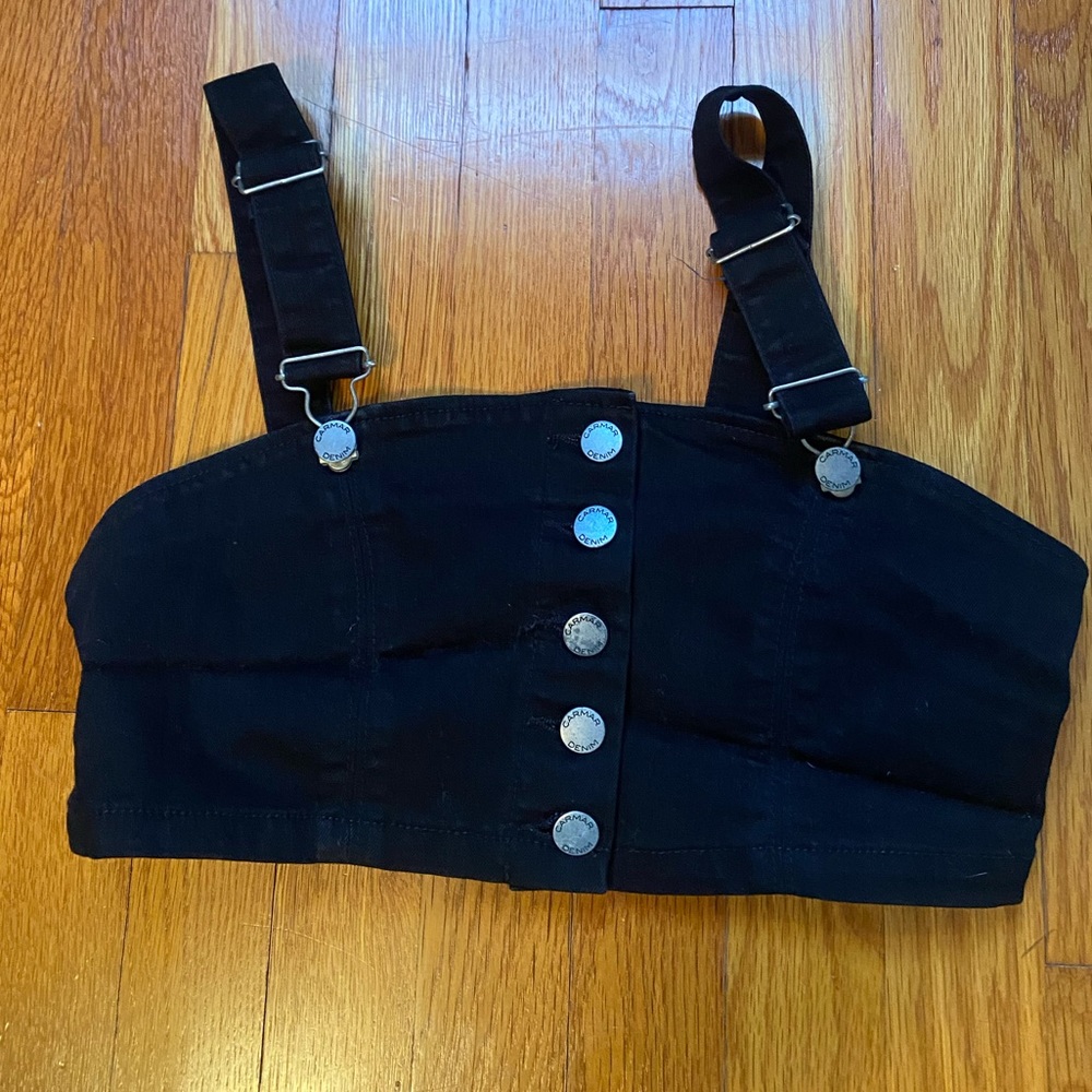 Carmar Denim Crop Top